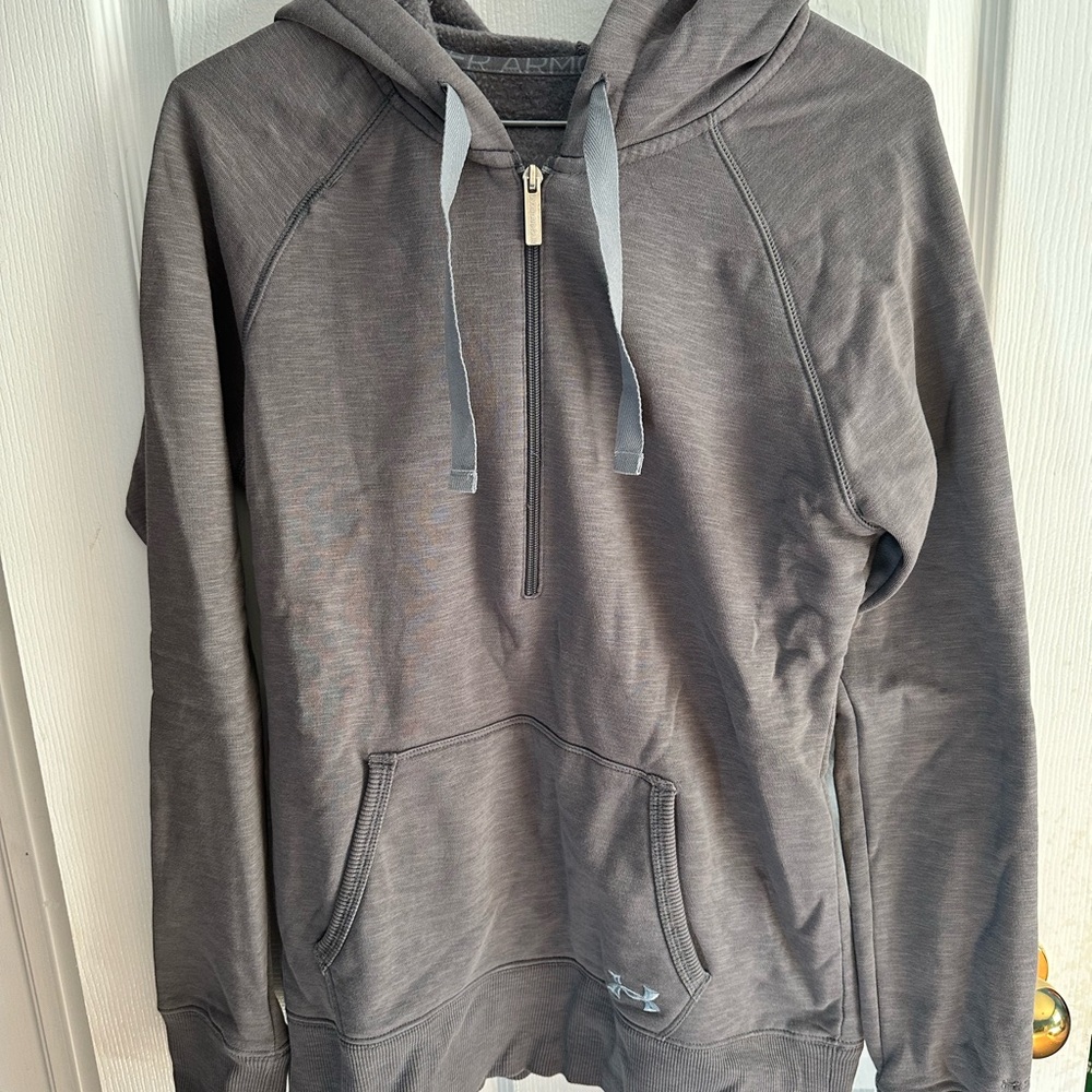 Under Armour Gray Zip Up Sweater
